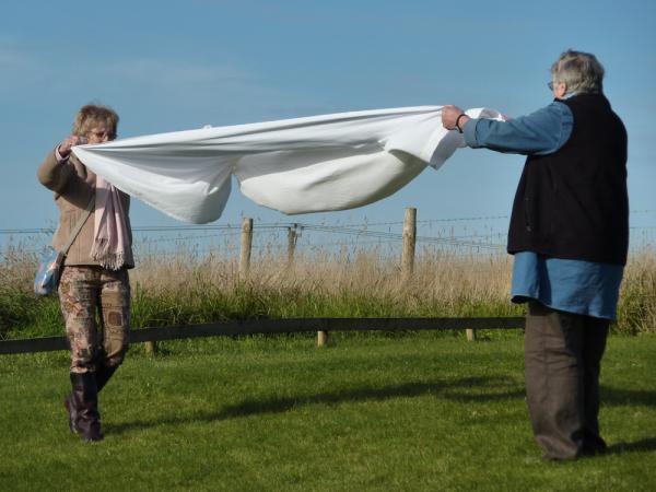 FOLD (2012) Participants Folding. Marianne & Sheila 4