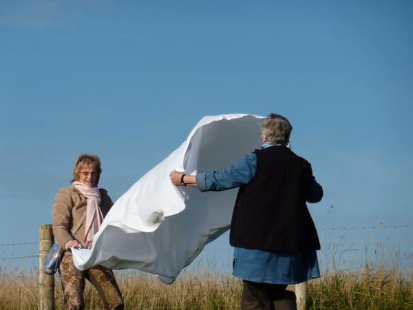 FOLD (2012) Participants Folding. Marianne & Sheila 5